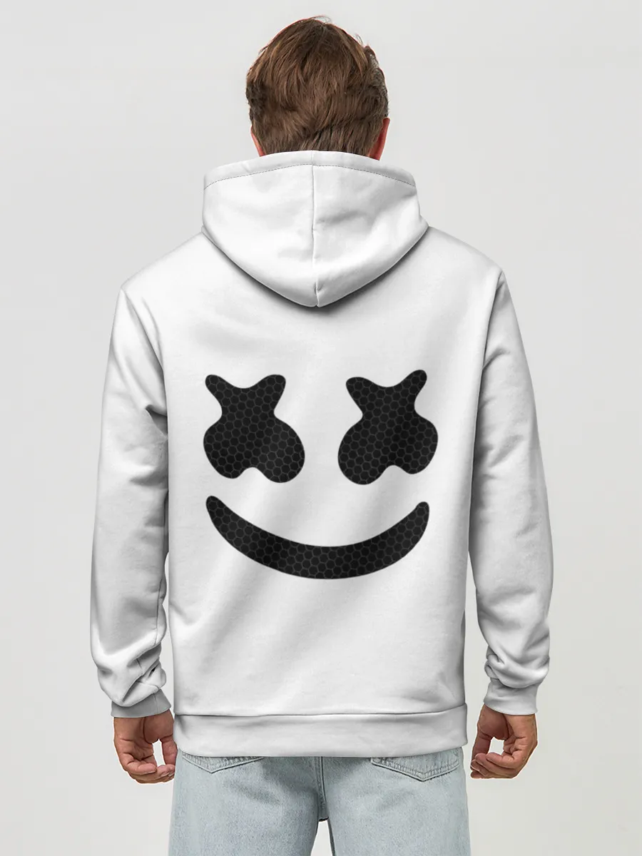 Худи мужской база хлопок / Marshmello