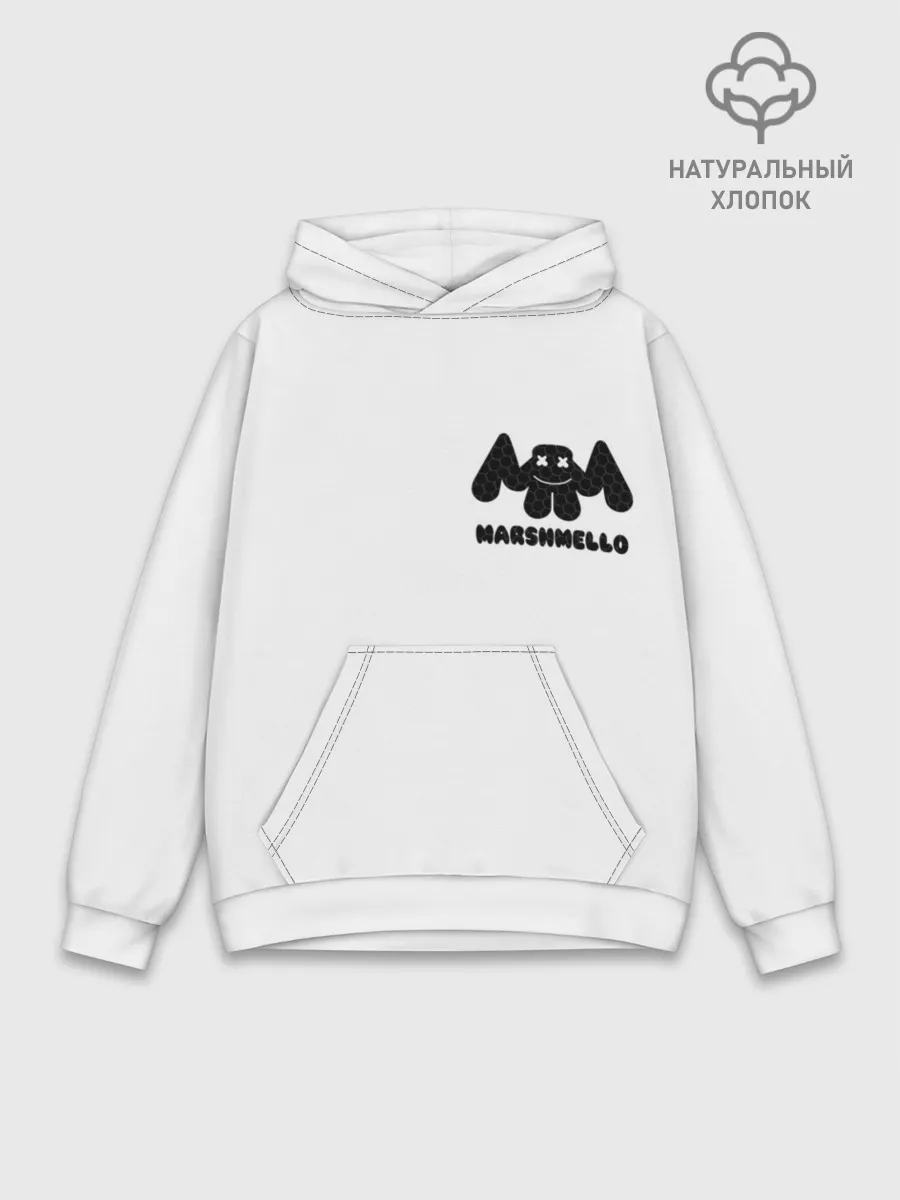 Худи мужской база хлопок / Marshmello