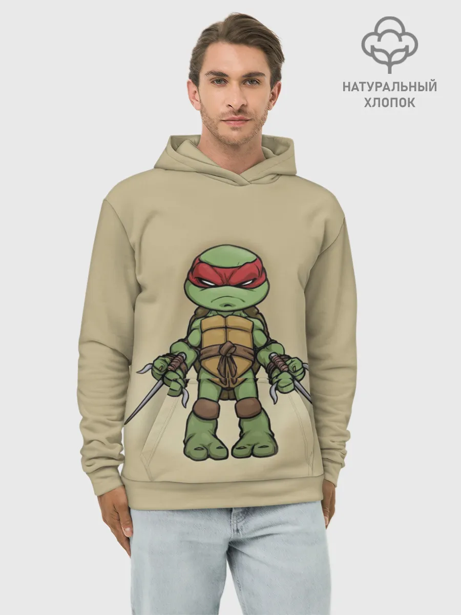 Худи мужской база хлопок / ЧЕРЕПАШКИ - НИНДЗЯ
