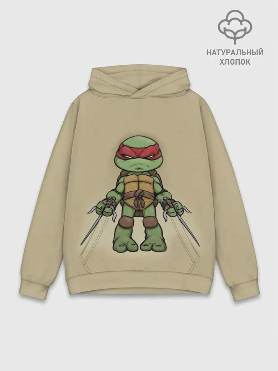 Худи мужской база хлопок / ЧЕРЕПАШКИ - НИНДЗЯ