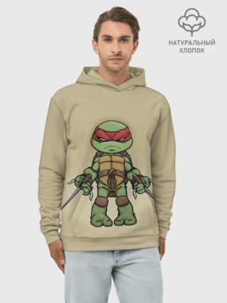 Худи мужской база хлопок / ЧЕРЕПАШКИ - НИНДЗЯ