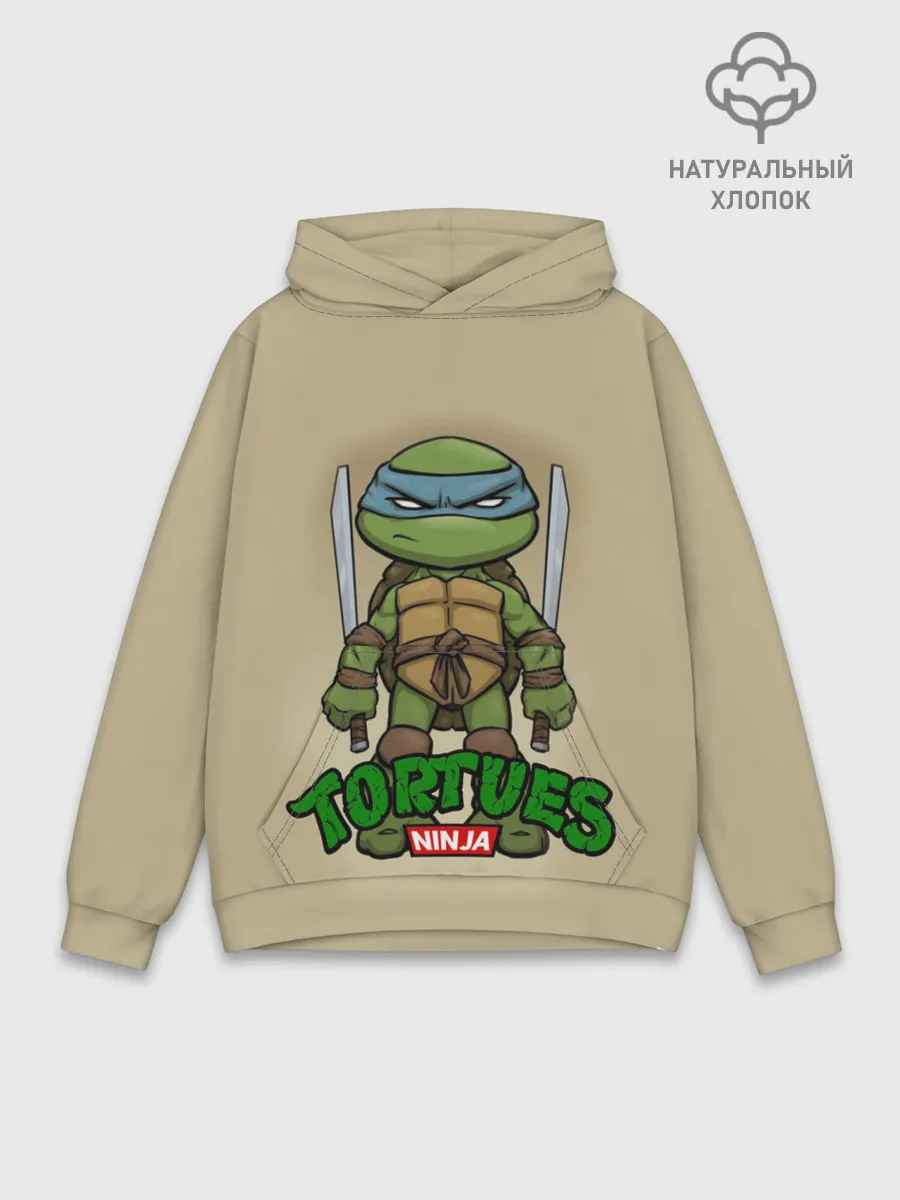 Худи мужской база хлопок / ЧЕРЕПАШКИ - НИНДЗЯ