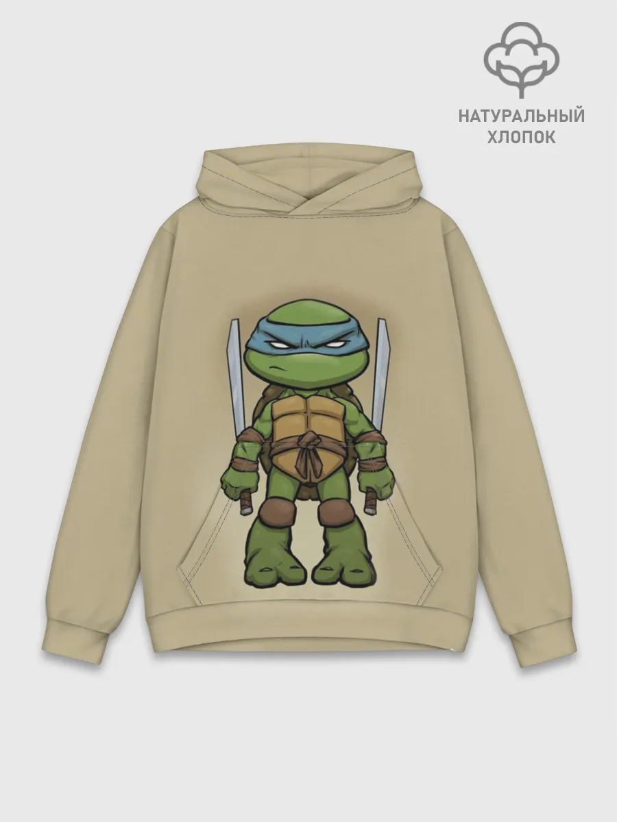 Худи мужской база хлопок / ЧЕРЕПАШКИ - НИНДЗЯ