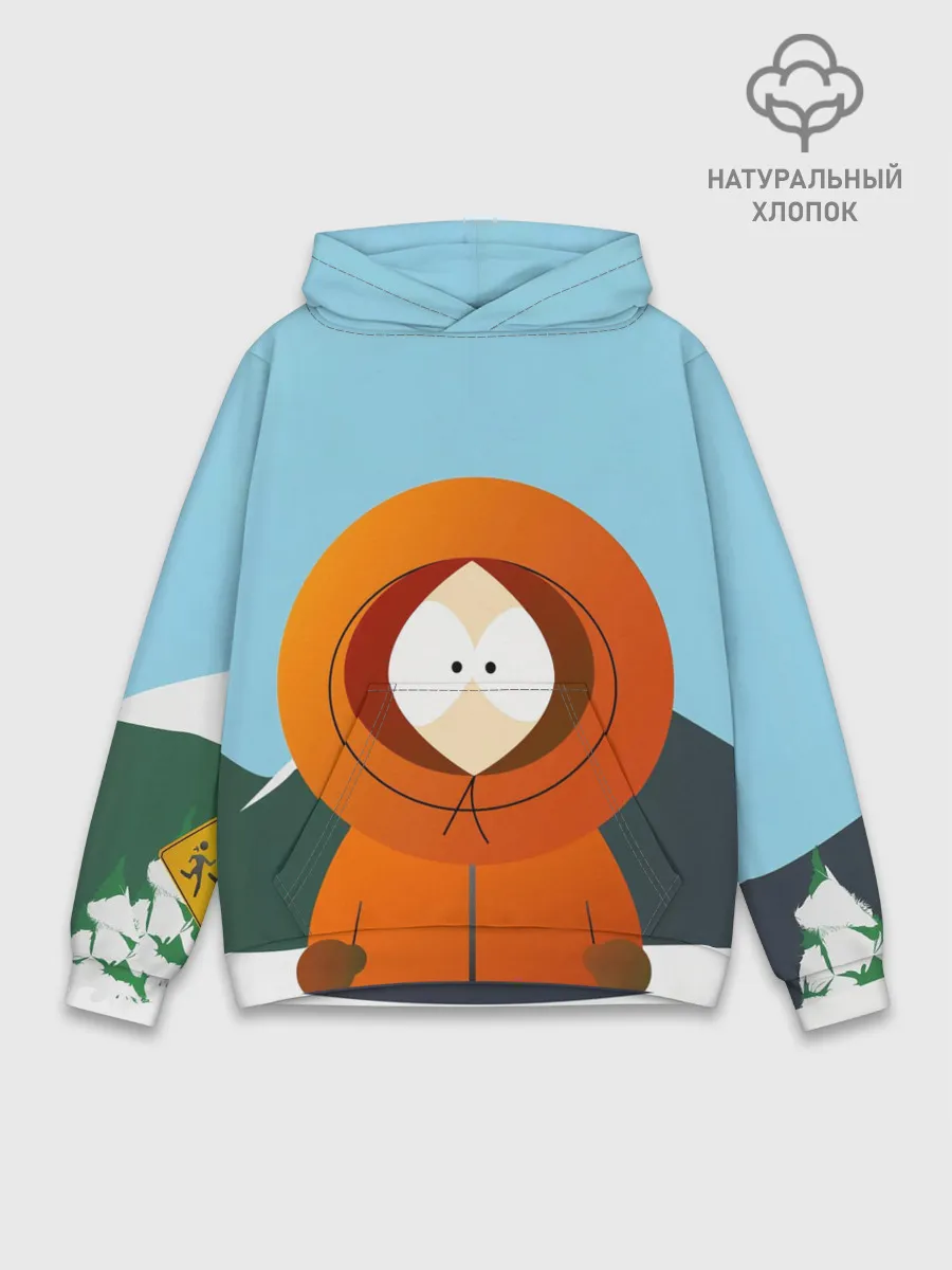 Худи мужской база хлопок / KENNY