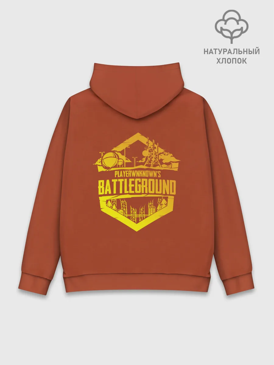 Худи мужской база хлопок / PUBG