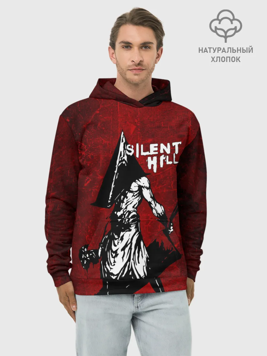 Худи мужской база хлопок / SILENT HILL