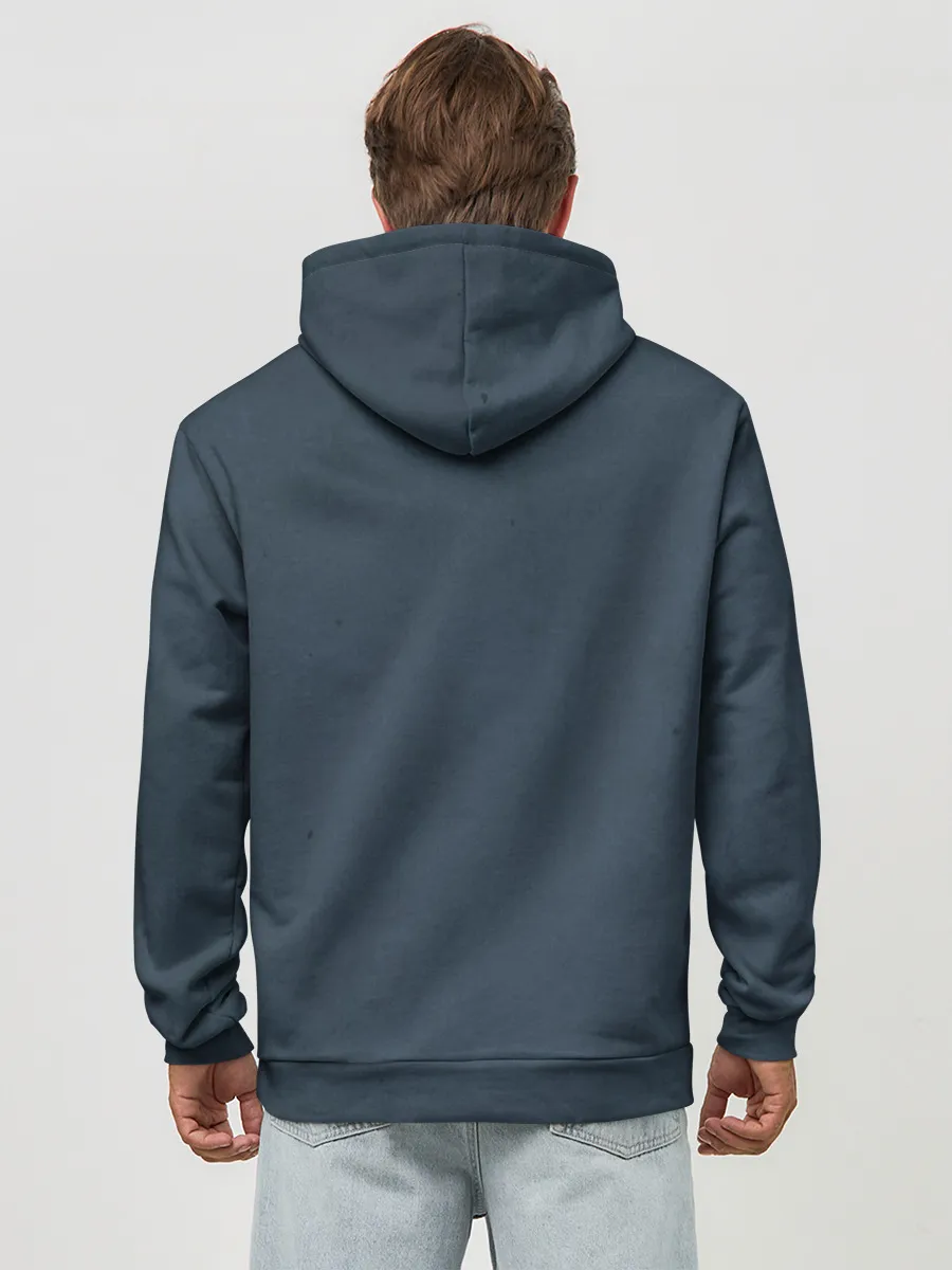 Худи мужской база хлопок / Ты попал под дым