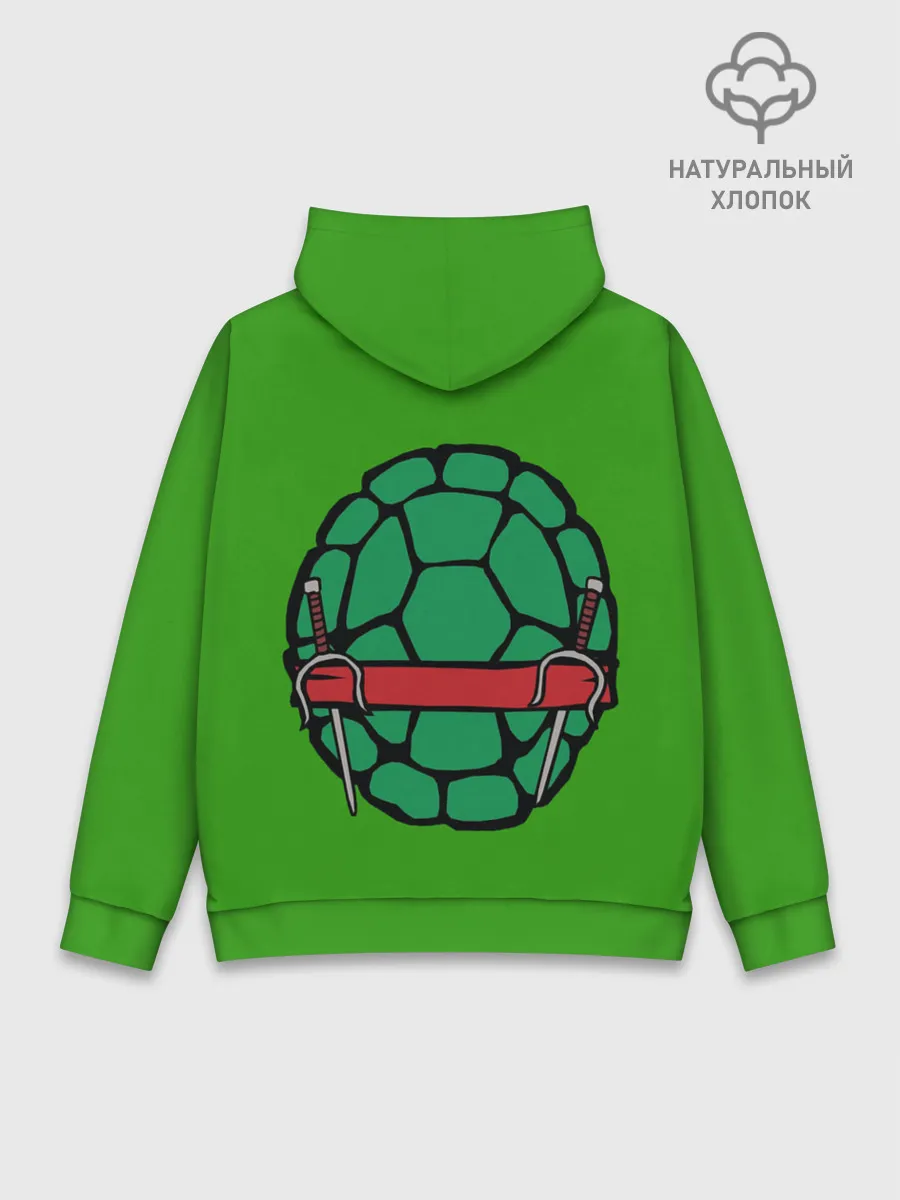Худи мужской база хлопок / Черепашки-ниндзя