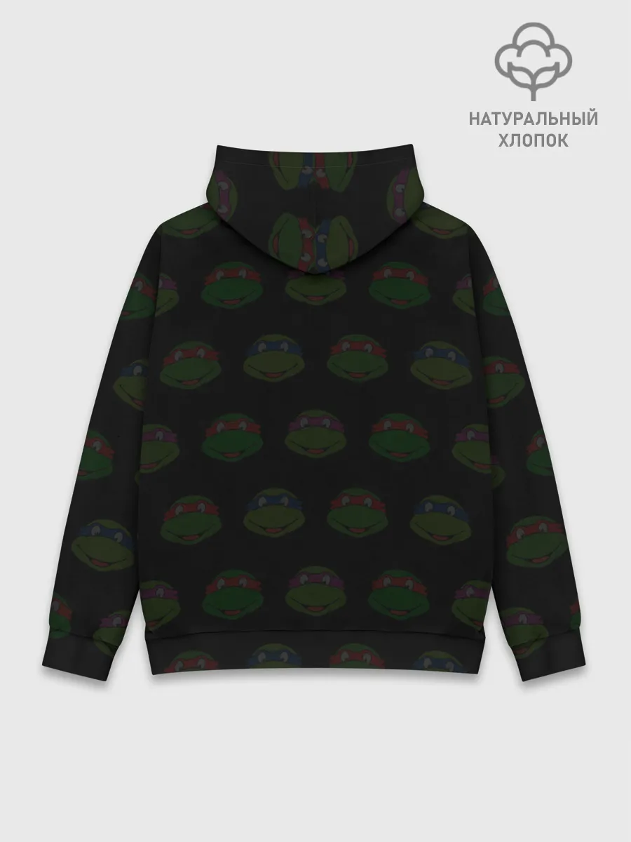 Худи мужской база хлопок / Черепашки-Ниндзя