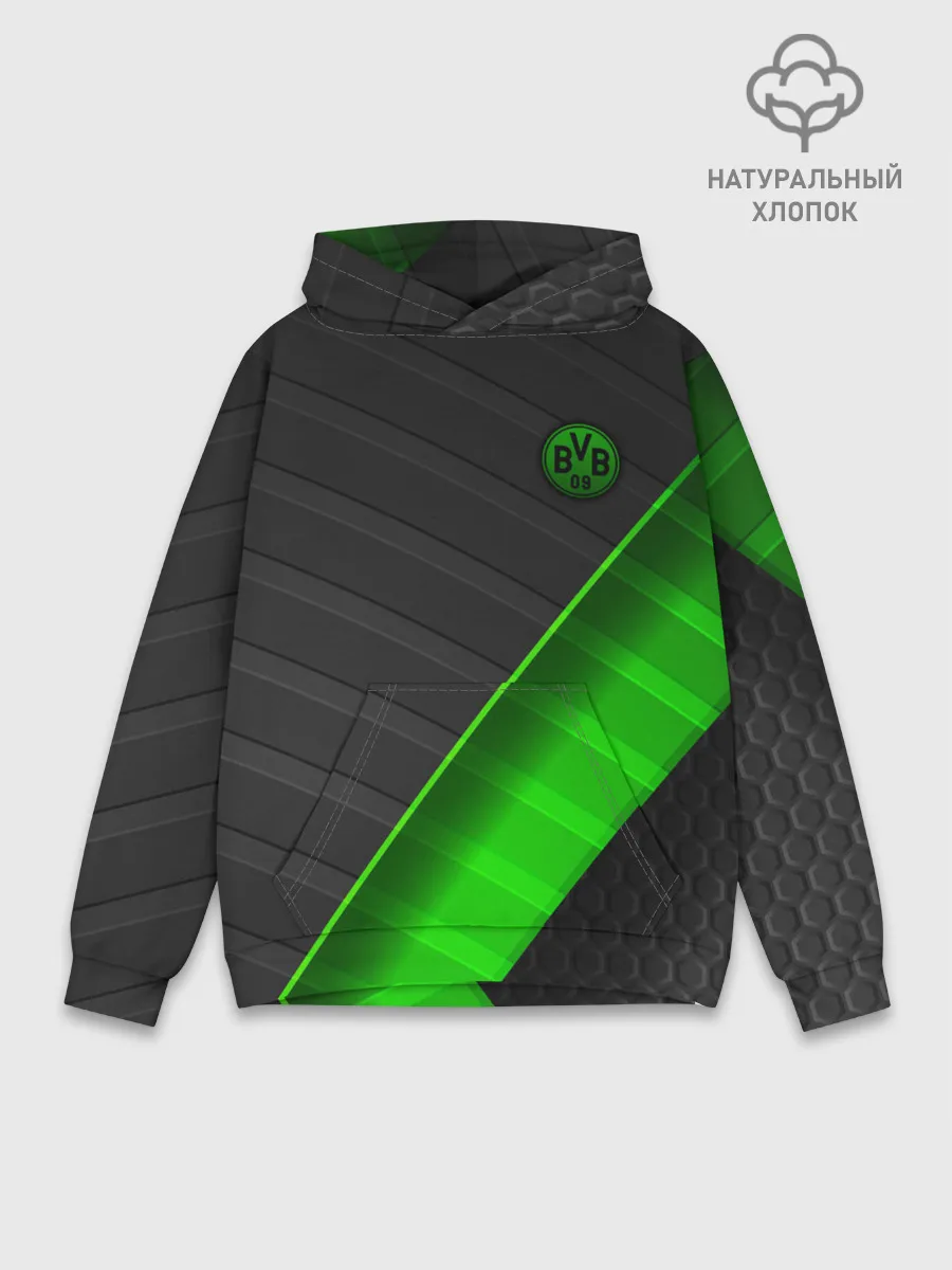 Худи мужской база хлопок / FC Borussia