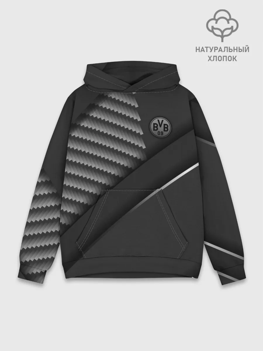 Худи мужской база хлопок / FC Borussia