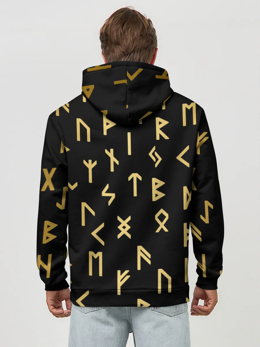 Худи мужской база хлопок / РУНЫ