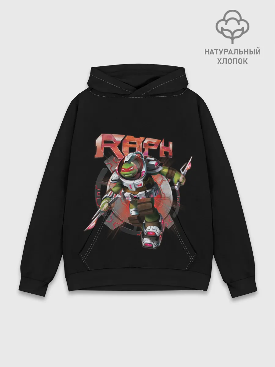 Худи мужской база хлопок / Черепашки-ниндзя