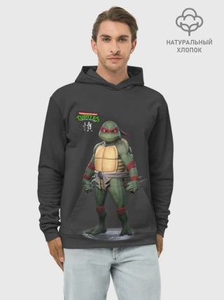 Худи мужской база хлопок / Черепашки-ниндзя