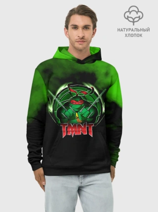 Худи мужской база хлопок / TMNT Рафаэль