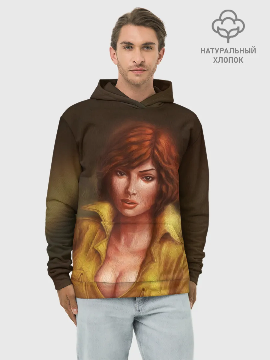 Худи мужской база хлопок / ЭЙПРИЛ