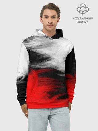 Худи мужской база хлопок / ПЕРЬЯ