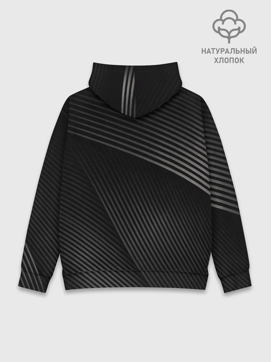 Худи мужской база хлопок / МЕТАЛЛИЧЕСКИЕ ПОЛОСЫ / METAL STRIPS