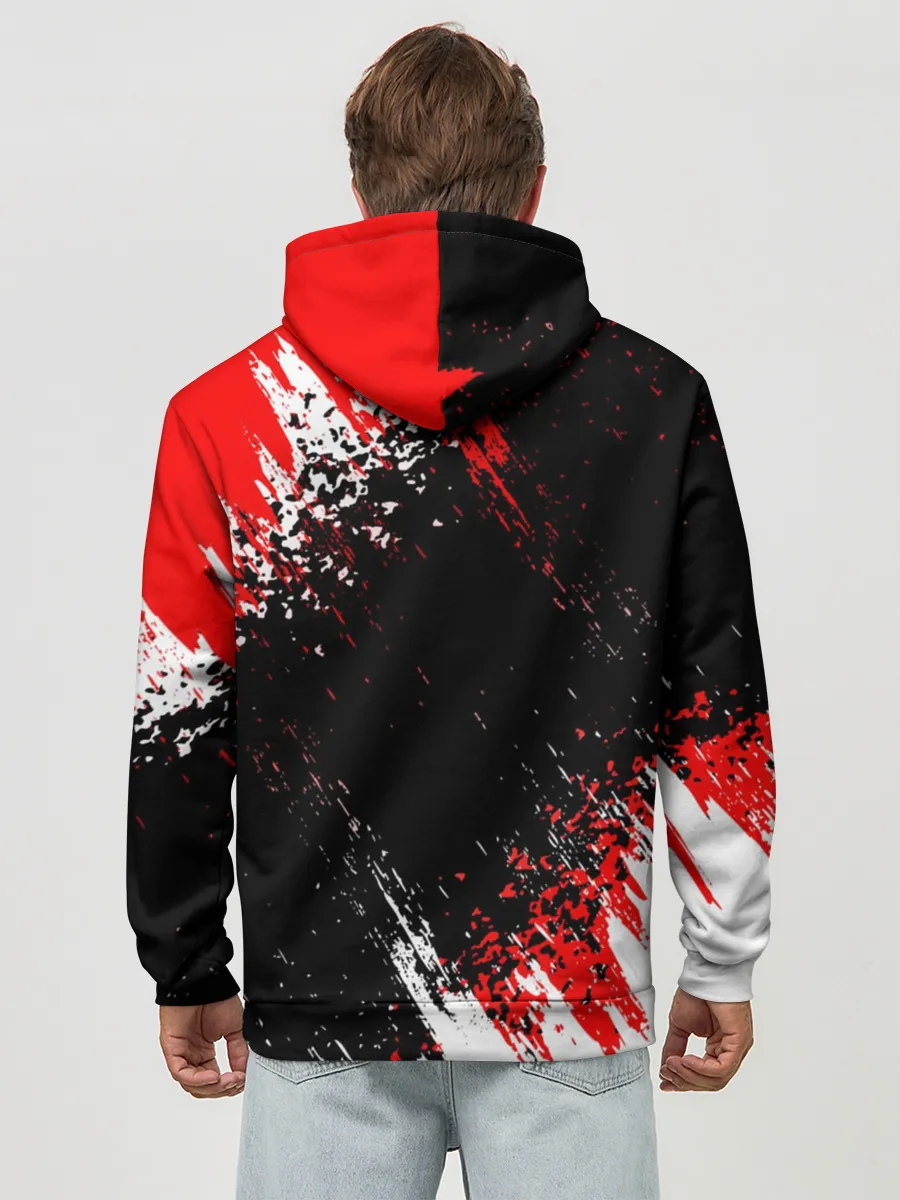 Худи мужской база хлопок / QUEEN.