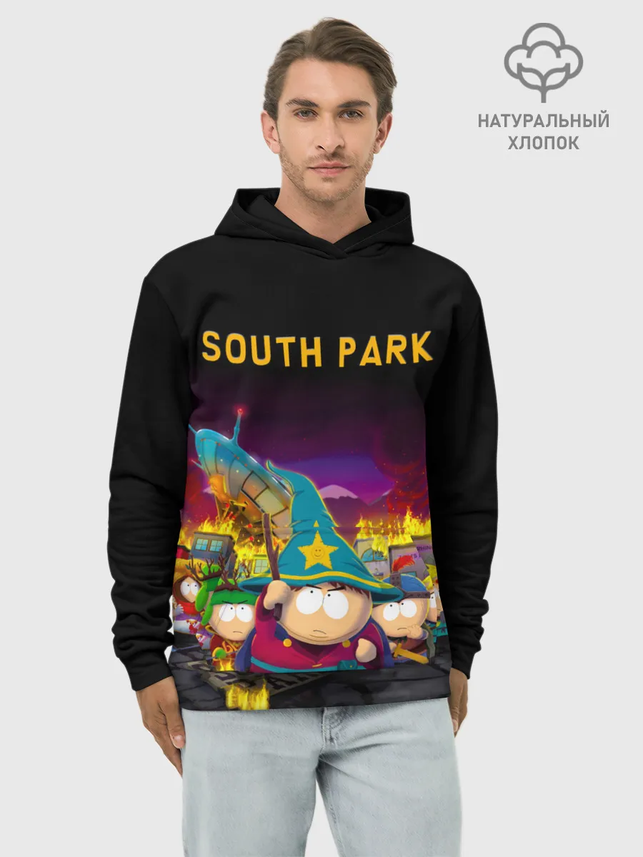 Худи мужской база хлопок / Южный Парк