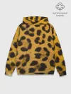 Худи мужской база хлопок / Леопард