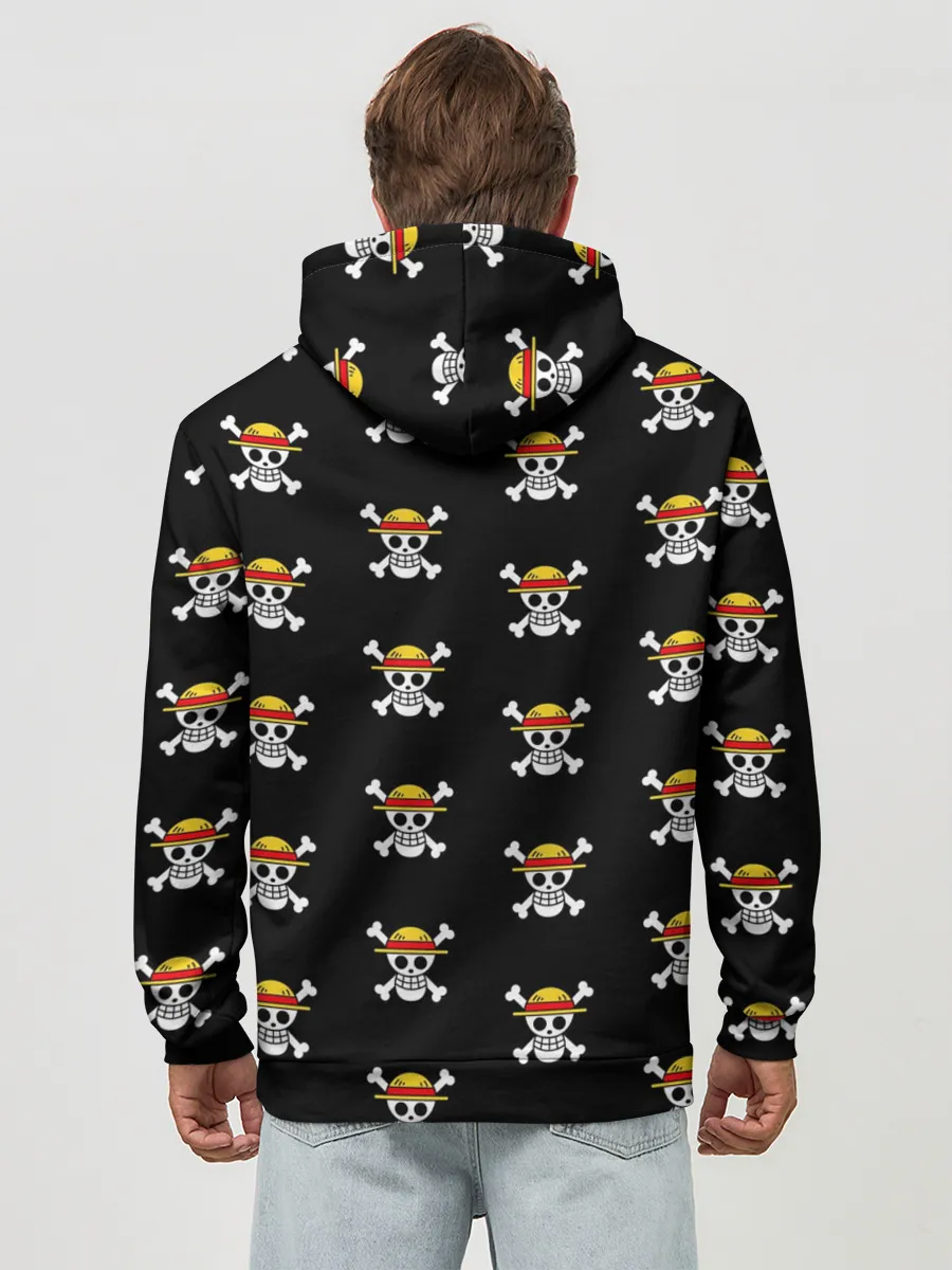 Худи мужской база хлопок / паттерн One Piece