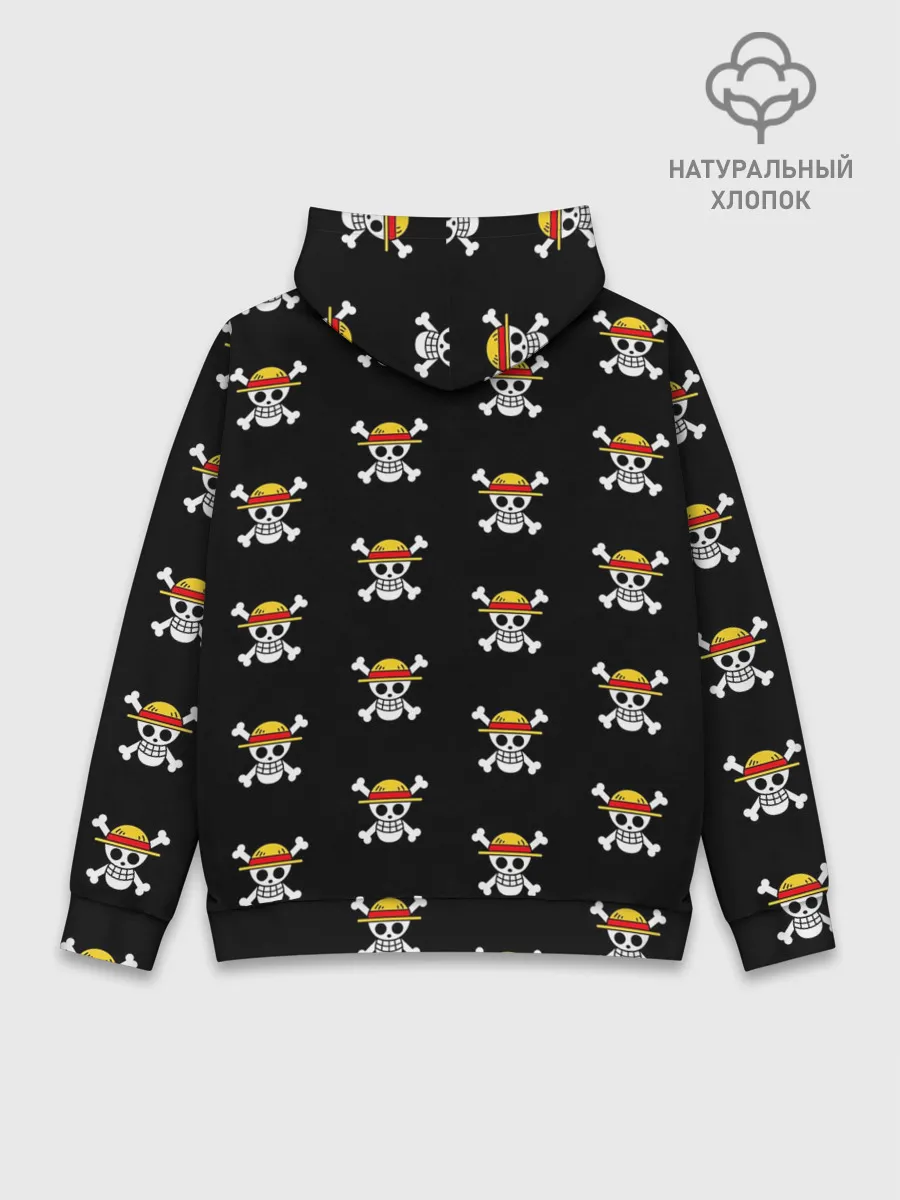 Худи мужской база хлопок / паттерн One Piece