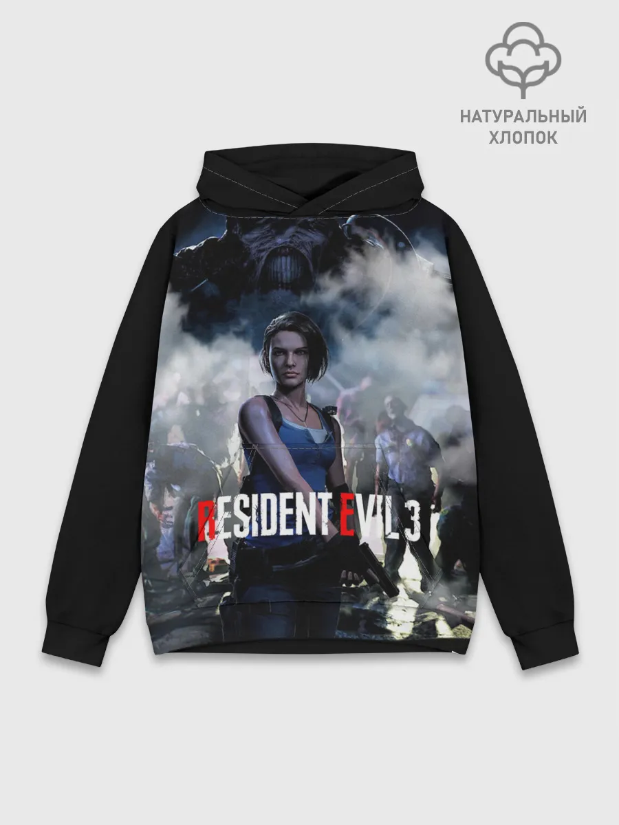 Худи мужской база хлопок / RESIDENT EVIL 3.