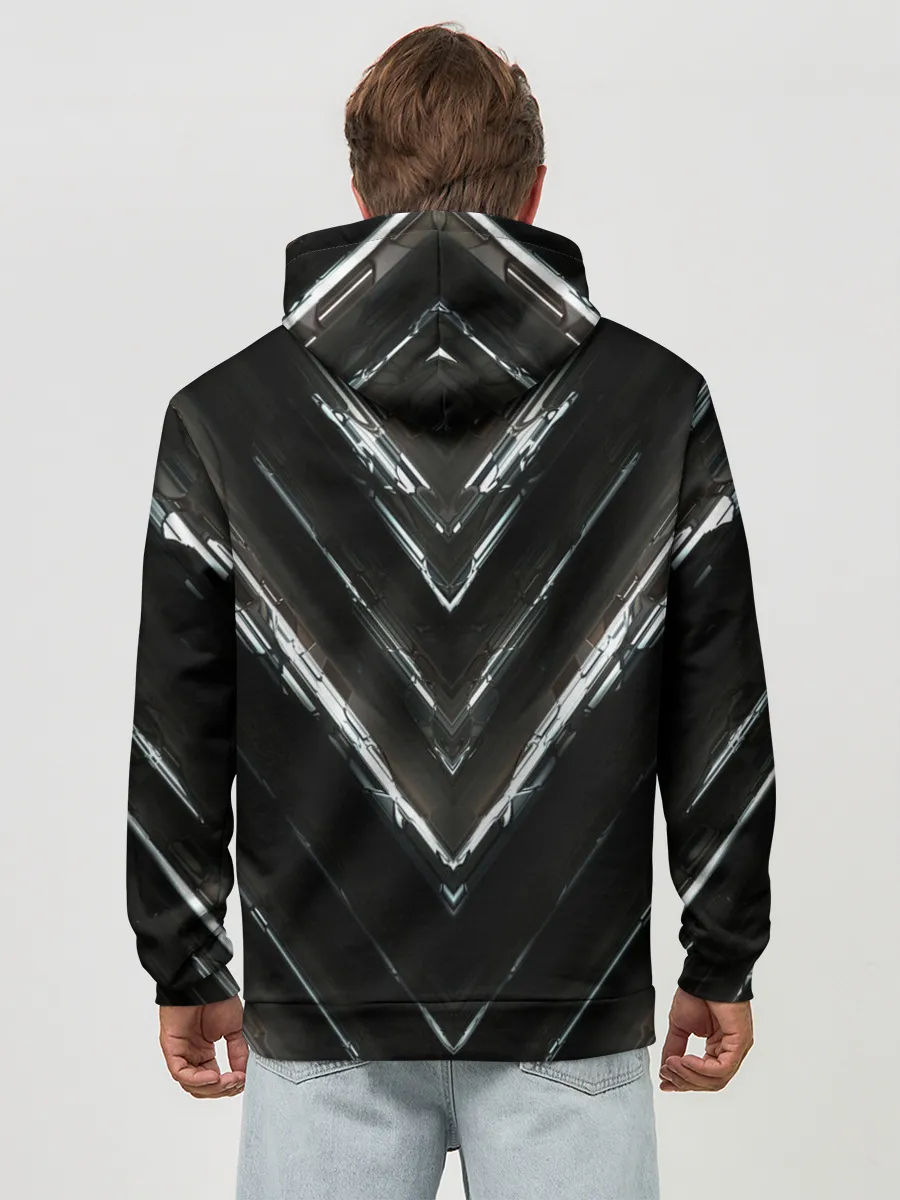 Худи мужской база хлопок / МЕТАЛЛИЧЕСКАЯ БРОНЯ