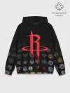 Худи мужской база хлопок / Houston Rockets
