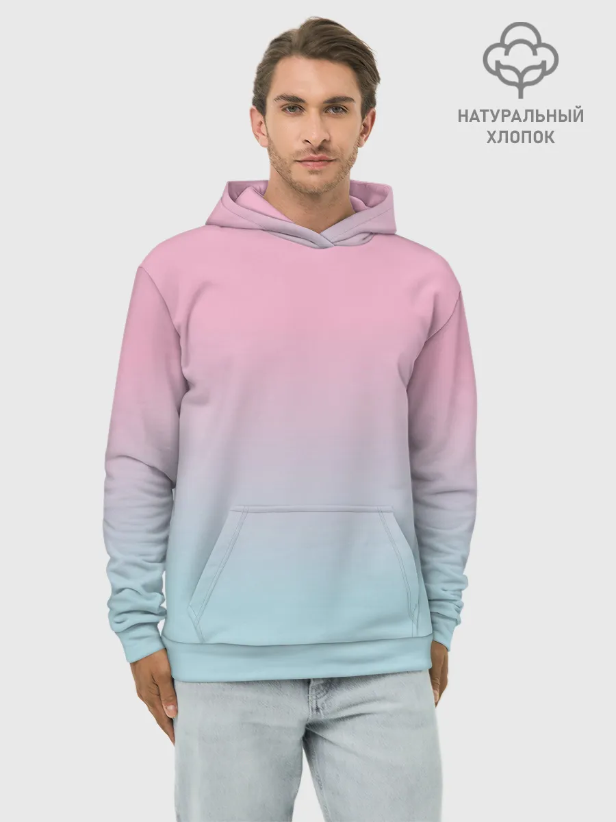 Худи мужской база хлопок / НЕЖНОСТЬ