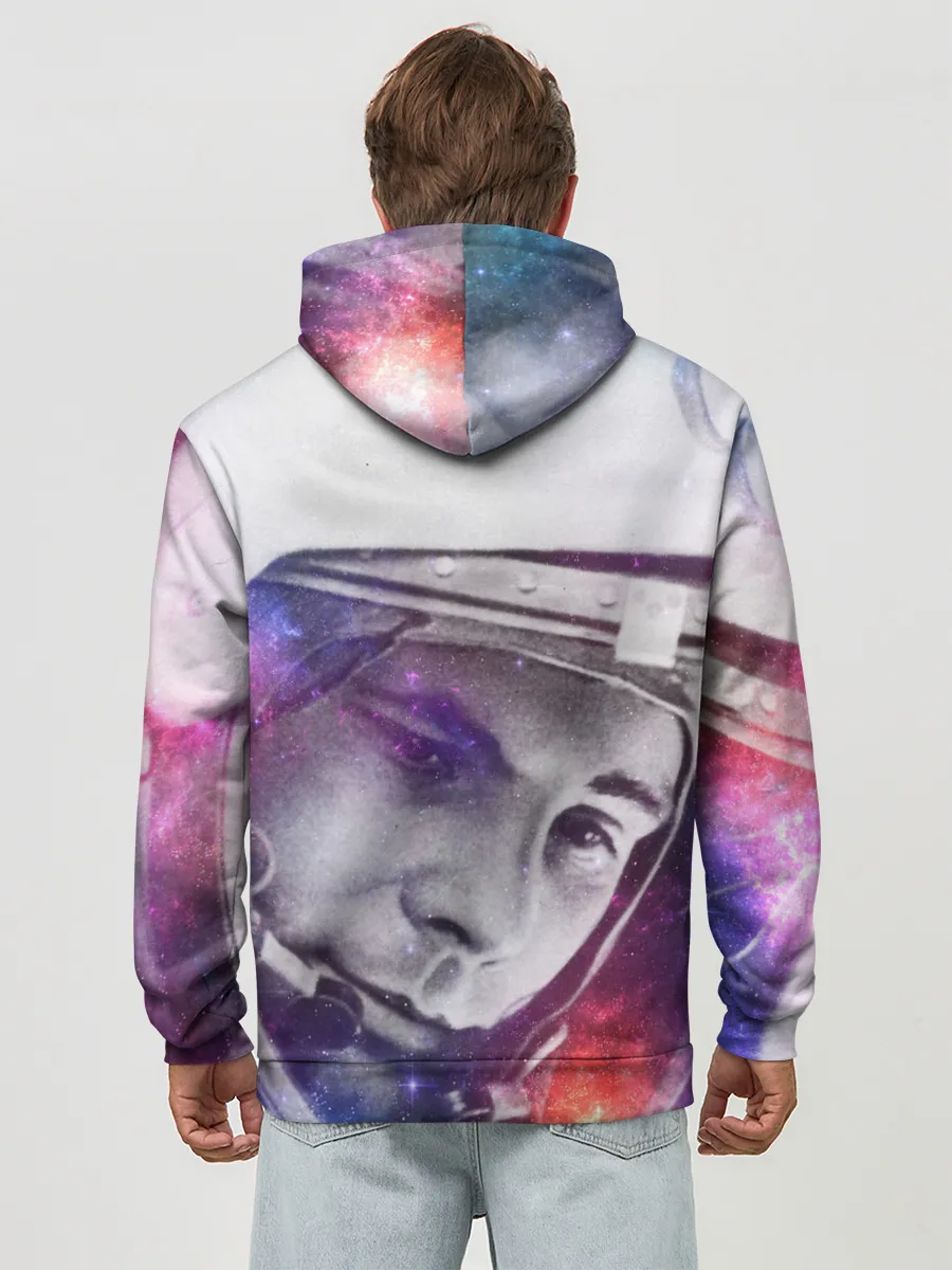 Худи мужской база хлопок / ЮРИЙ ГАГАРИН