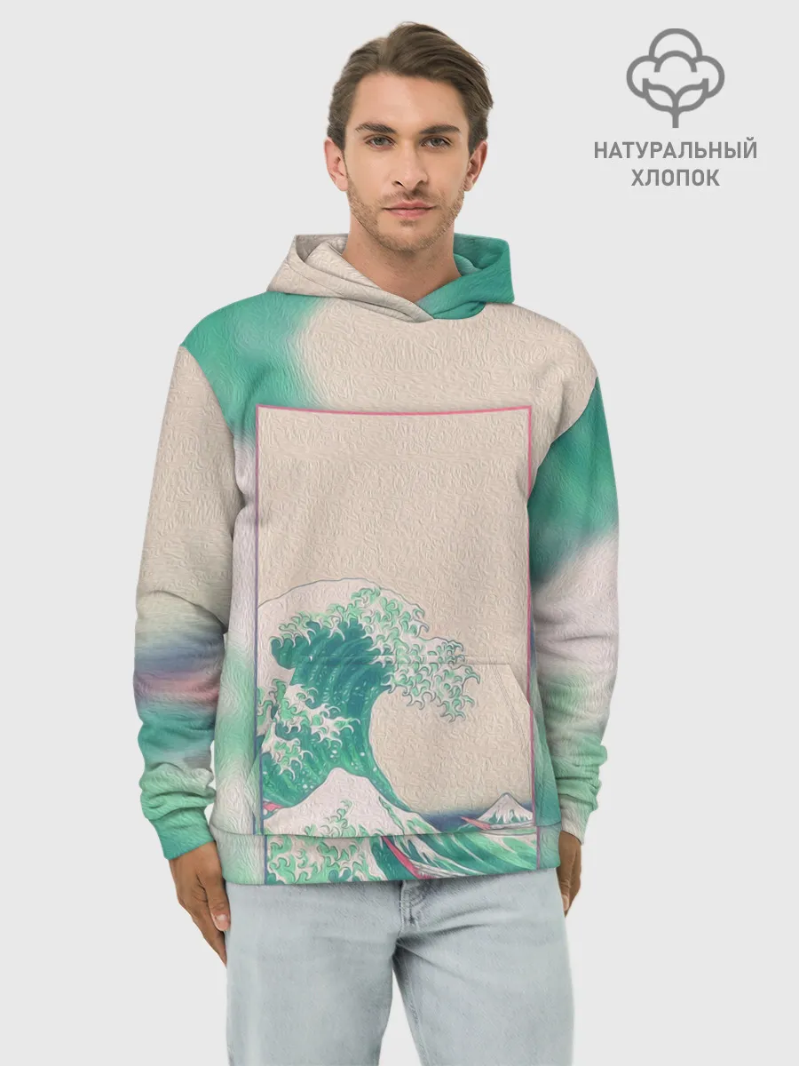 Худи мужской база хлопок / ЯПОНИЯ