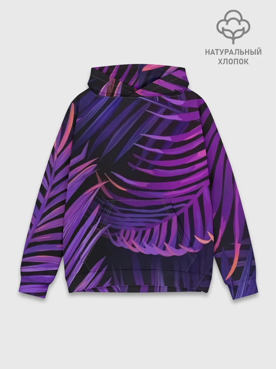 Худи мужской база хлопок / Тропики