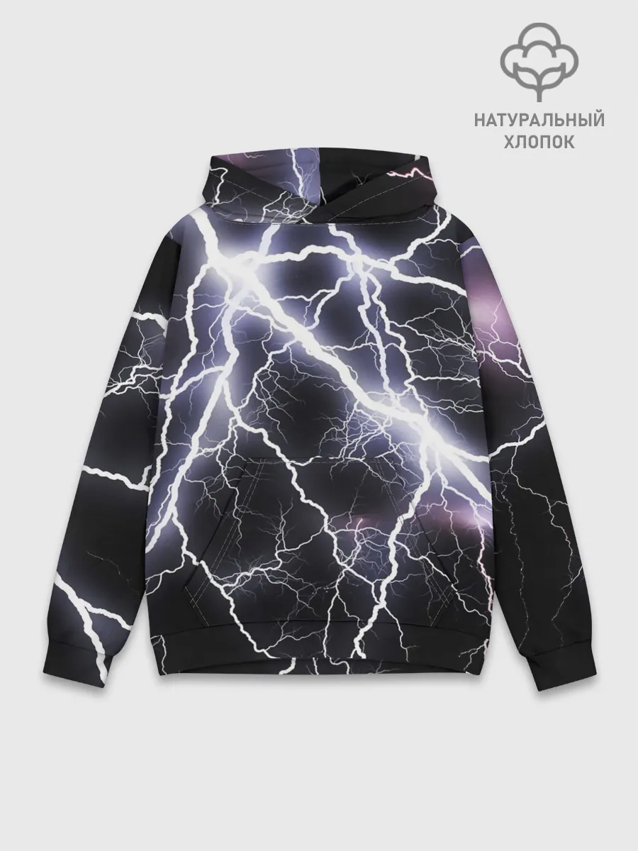Худи мужской база хлопок / Молния
