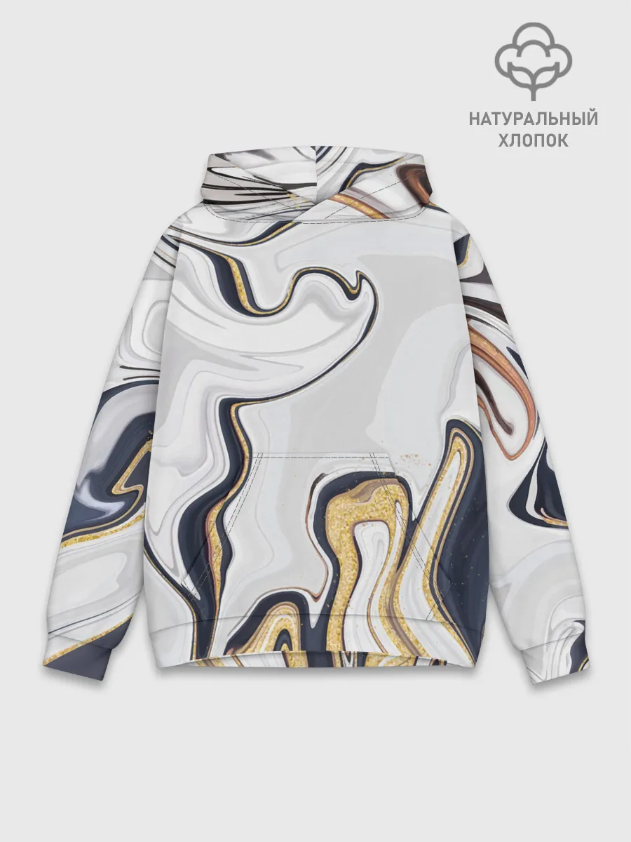 Худи мужской база хлопок / Абстракция