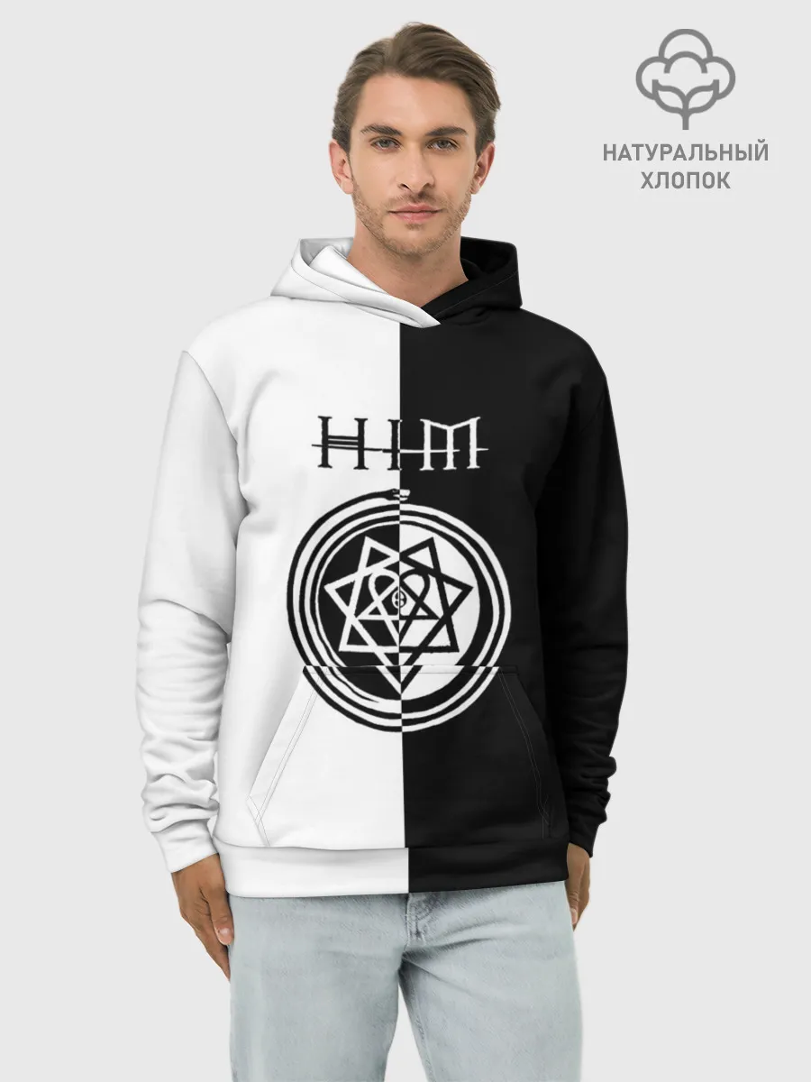 Худи мужской база хлопок / HIM