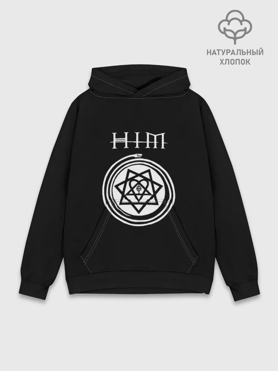 Худи мужской база хлопок / HIM