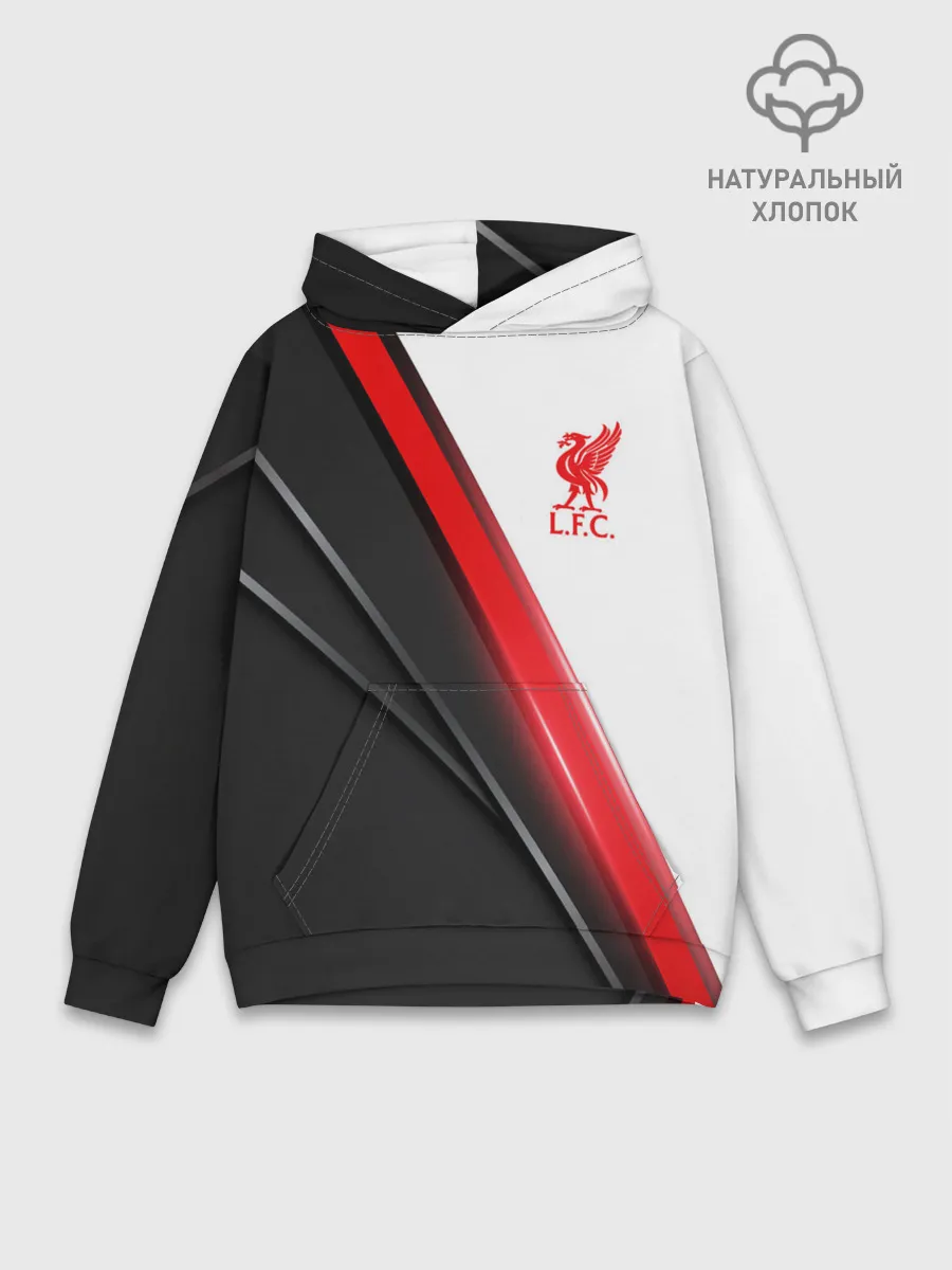 Худи мужской база хлопок / Liverpool F.C.