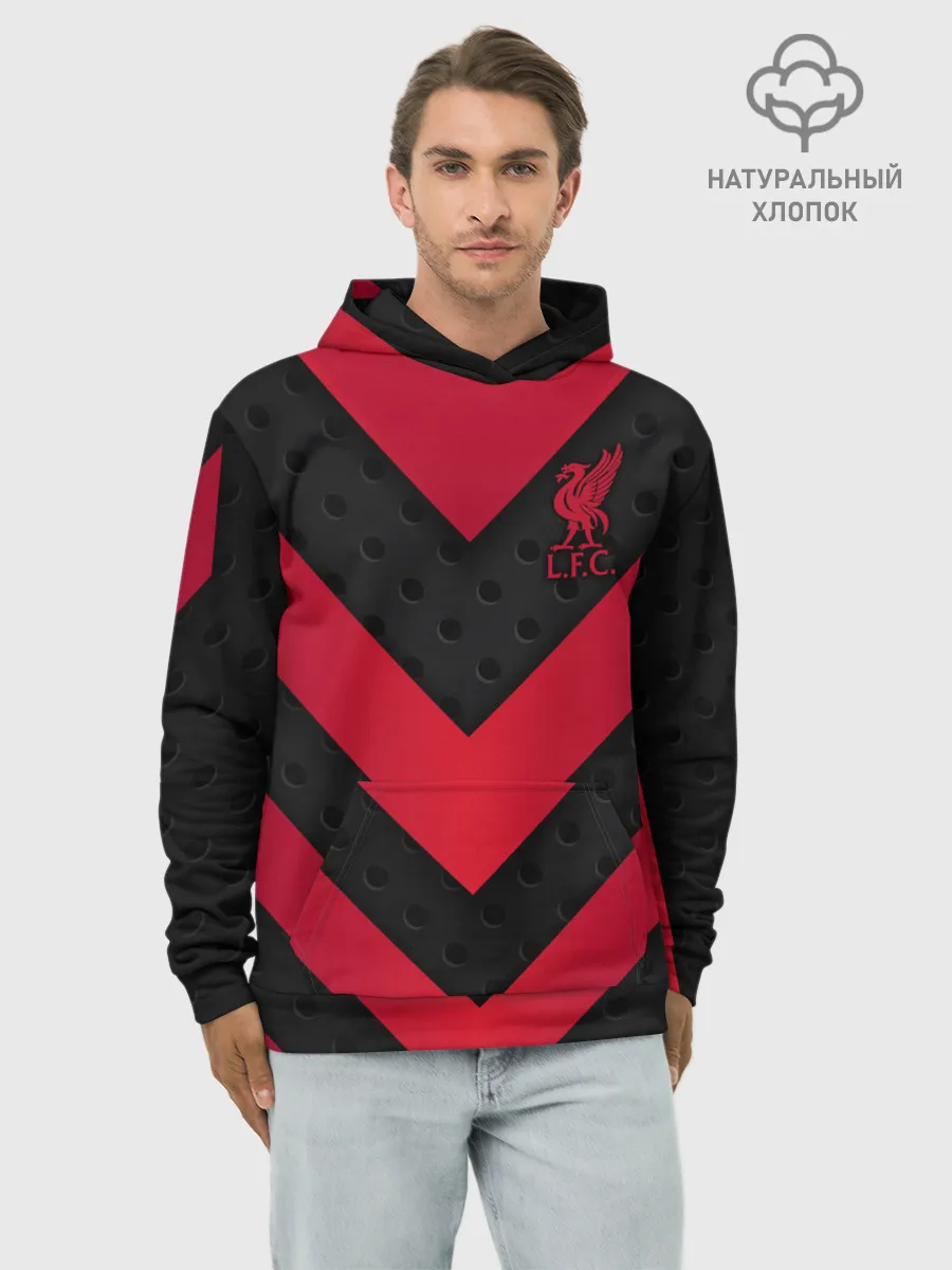 Худи мужской база хлопок / Liverpool F.C.