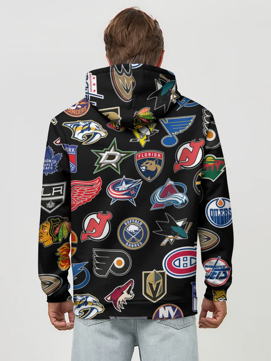 Худи мужской база хлопок / NBA PATTERN