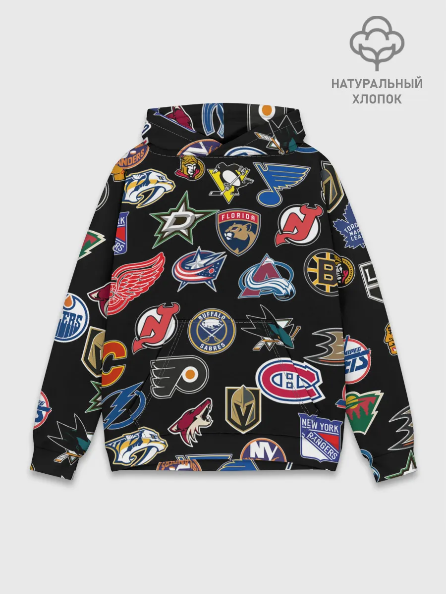 Худи мужской база хлопок / NBA PATTERN