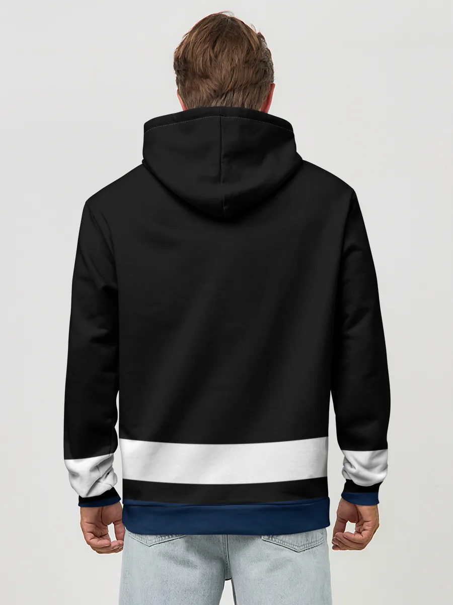 Худи мужской база хлопок / Эдмонтон Ойлерз