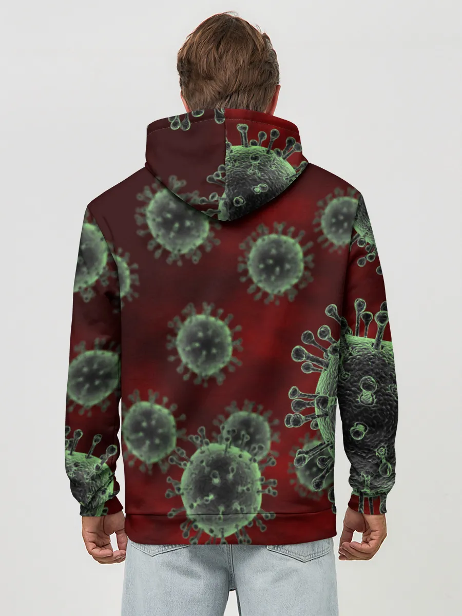 Худи мужской база хлопок / COVID-19