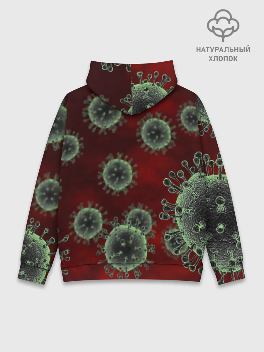 Худи мужской база хлопок / COVID-19