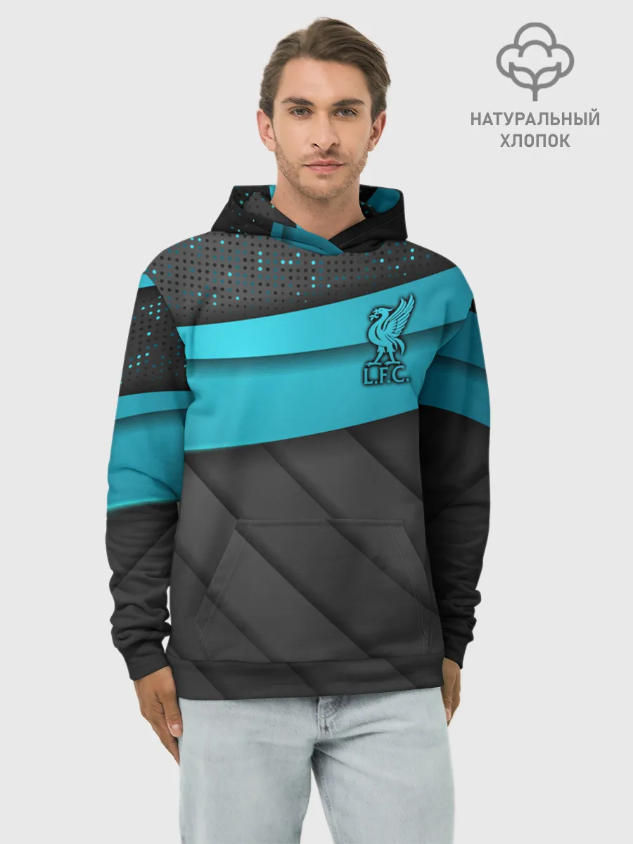Худи мужской база хлопок / Liverpool F.C.