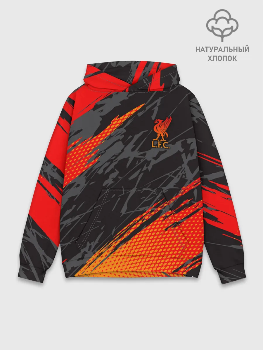 Худи мужской база хлопок / Liverpool F.C.