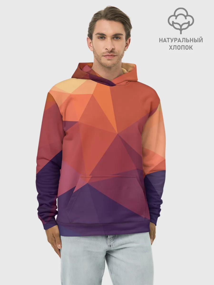 Худи мужской база хлопок / Грани