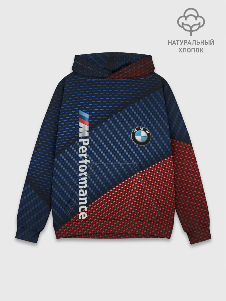 Худи мужской база хлопок / BMW PERFORMANCE