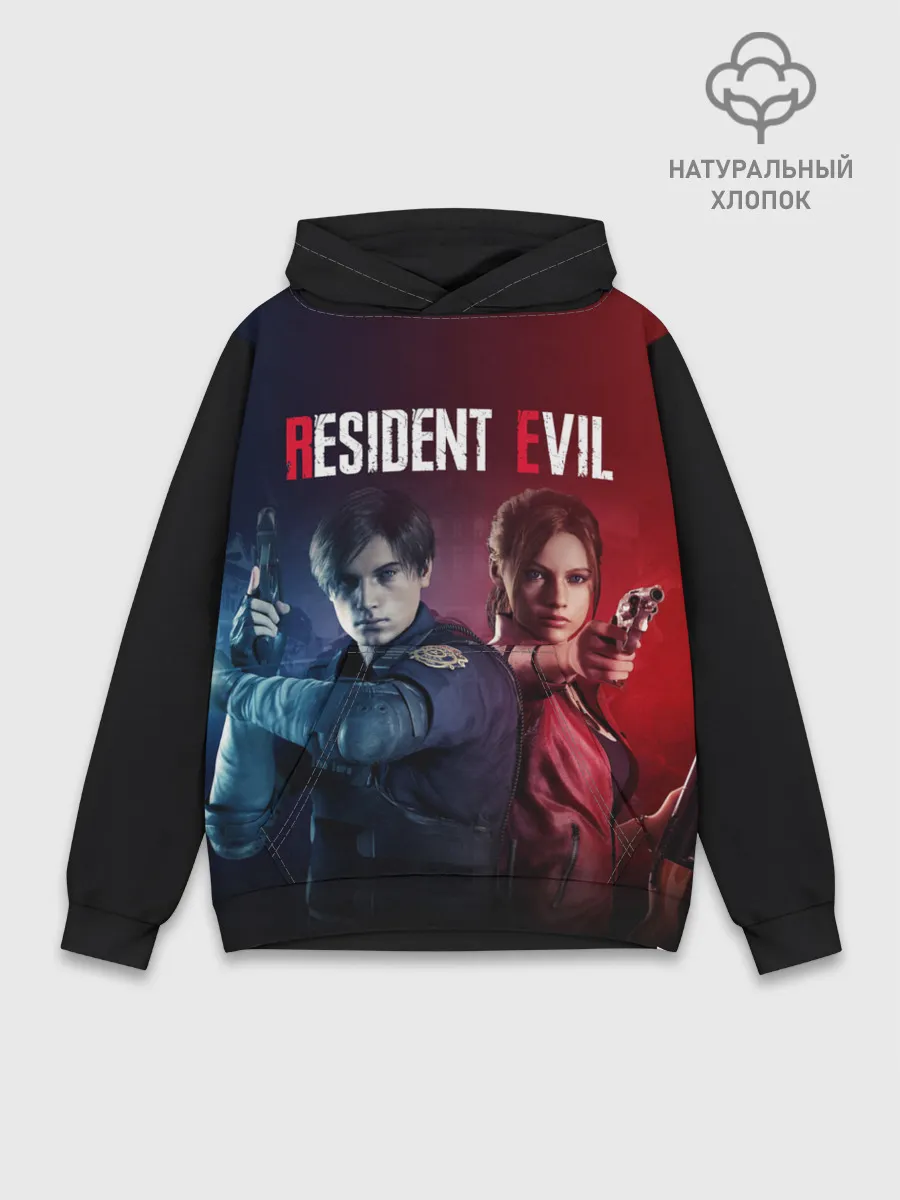 Худи мужской база хлопок / Resident Evil 2